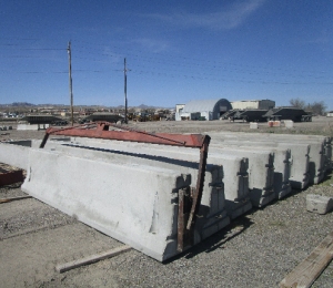 K-Rail Barriers -- © Desert Gold Pre-Cast