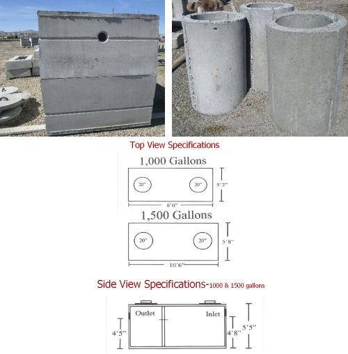 Septic Tanks -- © Desert Gold Pre-Cast